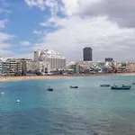 Lägenhet Bright Flat - Beachfront Canteras *